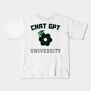 Chat gpt University Kids T-Shirt